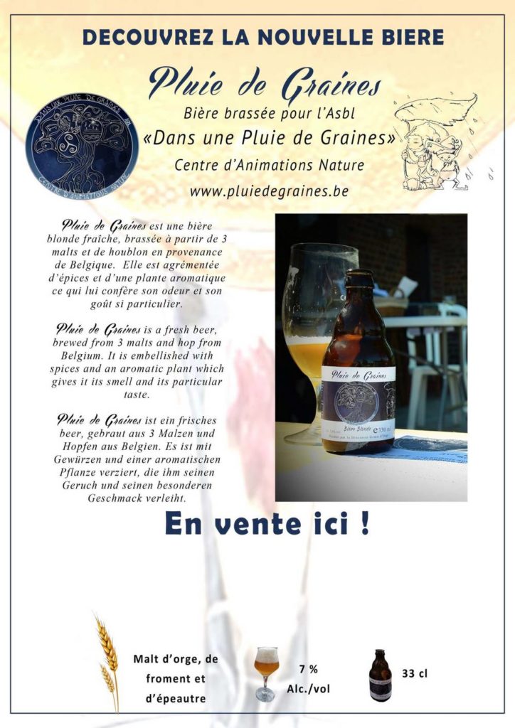 Affiche descriptive Bière